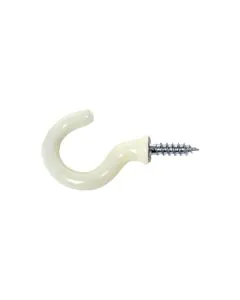 Phoenix Cup Hook - 1inch / White (Pack 4)