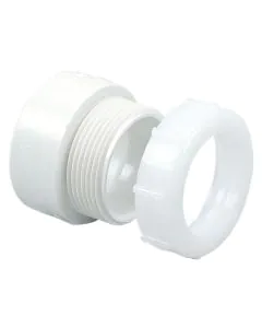 Waste Compression 1.5 inch Coupling (Nut & Ring)