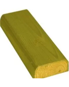 150 x 35mm x 3.6m D-Rail Treated (Green)