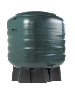 210 Ltr Water Butt, Stand and Down Pipe Kit