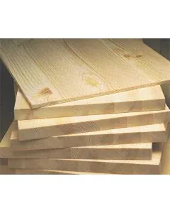 225mm x 32mm x 3.9m  Pine Lamwood Panel