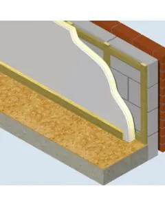 26.5mm Polyiso Insulated Board 2438x1200x17mm+9.5mm