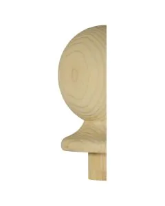 Burbidge Pine Half Ball Newel Cap 90mm