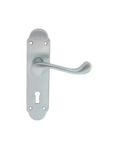 Oakley Lever on Backplate - Satin Chrome