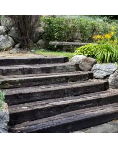 Grade A European Oak Reclaimed Sleeper 250mm x 150mm x 2.6m approx