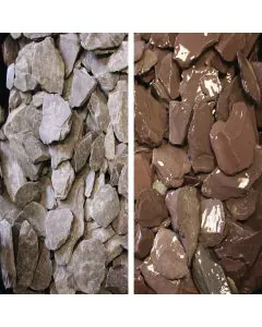 Decorative Stone 25kg - Welsh Plum Slate 40mm
