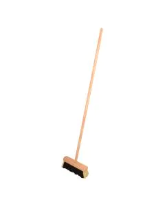 Household Sweeping Brush 11 Black/White with Handle