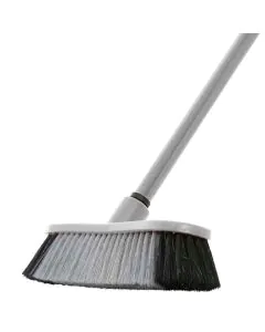 Sweeping Brush with Handle Silver