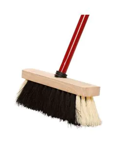Varnished Sweep Brush Black & White