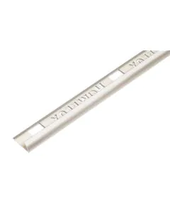 Tile Trim Round Edge White 12.5mm x 2.5mm