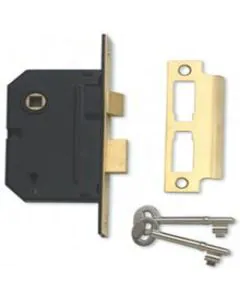 Mortice Lock 2 Lever 63mm Bronze