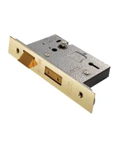 Mortice Lock 2 Lever 63mm Brass