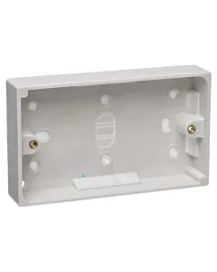 2 Gang Pattress Box 25mm