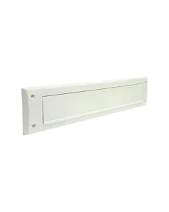 Exitex Letterplate Seal with Flap - White