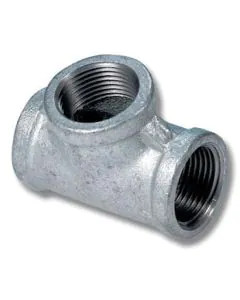 Galvanised Tee 1 90 Degree 