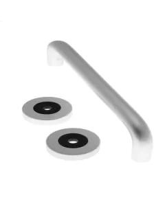 Pull Handle (Concealed Fixing Rose) 152x19mm Satin Aluminium
