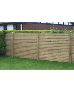 Feather Edge Heavy Fence Panel  1830 x 1848mm Treated (Green) (6x6)