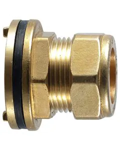 Compression 350 3/4 Flanged Tank Connector 