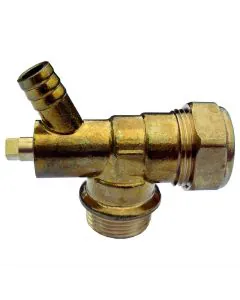 Compression 871 3/4 Elbow C/W Combined M.T Plug