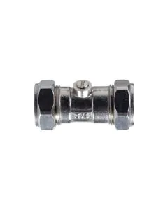 Service Valve Isolating 3/4CXC Chrome straight