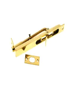 Flush Bolt 150mm Brass