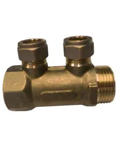 Manifold 2 Port 1 X 1/2