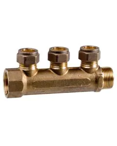 Manifold 3 Port 3/4x 1/2