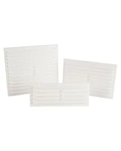 Louvre Wall Vent 229 mm x 152 mm - White