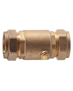 Compression Spring Non Return Valve 1/2inch - Brass