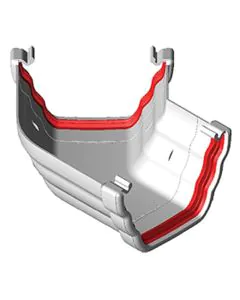 Freeflow Ogee Gutter Angle 135 Degree - White