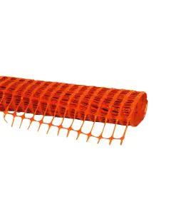High Visibility Barrier Fence - 1 m x 50 m / Orange