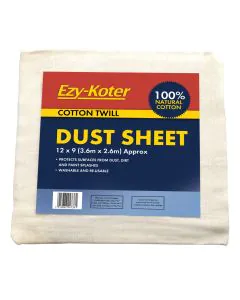 (Ezykoter) Cotton Dust Sheet T 12x9
