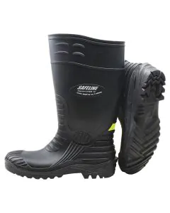 Steel Toe Wellington Boots - Size 9