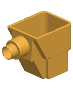 JFC Road Gully incl  4 / 6 Inch Outlet PVC - Brown