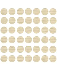 Self Adhesive Screw Caps Beige (Card100)