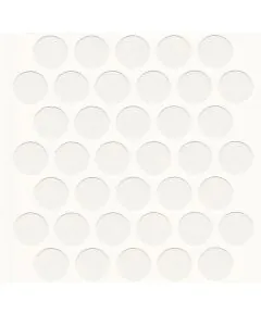 Self Adhesive Screw Caps White (100)