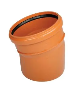 Sewer Bend 15 Degree Single Socket - 160mm