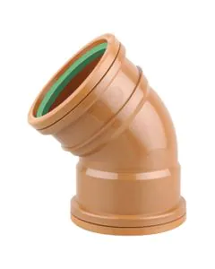 Sewer Bend 45 Degree Double Socket - 160mm
