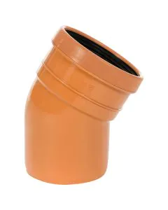 Sewer Bend 45 Degree Single Socket - 110mm