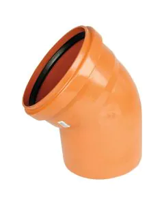 Sewer Bend 45 Degree Single Socket - 160mm