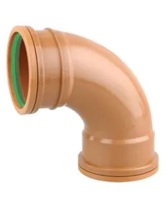 Sewer Bend 90 Degree Double Socket - 160mm