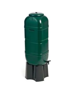 Slim Space Saver Water Butt  complete with Stand- 100 L