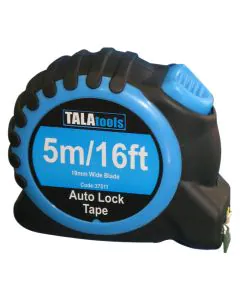 Tala Tools Auto Lock Short Tape - 5 m