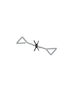  Stainless Steel Wall Tie complete with Star 300mm 30pcs 