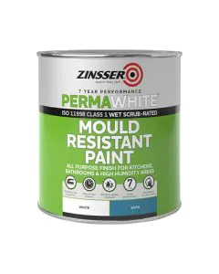 Zinsser Perma White Mould Resistant Interior Paint - 1 L / Satin