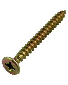 Olympic Chipboard Screw 6mm x 120mm 50pcs - Yellow