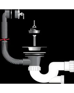 Bath Combination c/w Trap