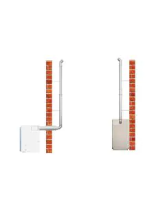 Grant Standard Flue Kit EZ200 36-70kW incl Stainless Steel Terminal Guard