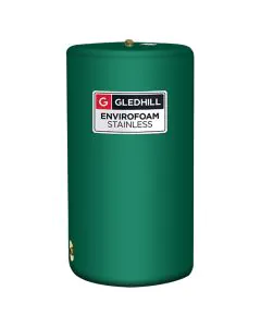 Envirofoam Slimline Insulated Indirect Stainless Steel Open Vented Cylinder 42x16inch 