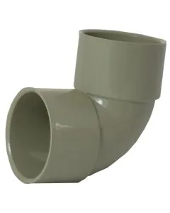 PVC Grey Waste 90 degree Bend - 40mm (1 1/4inch)  